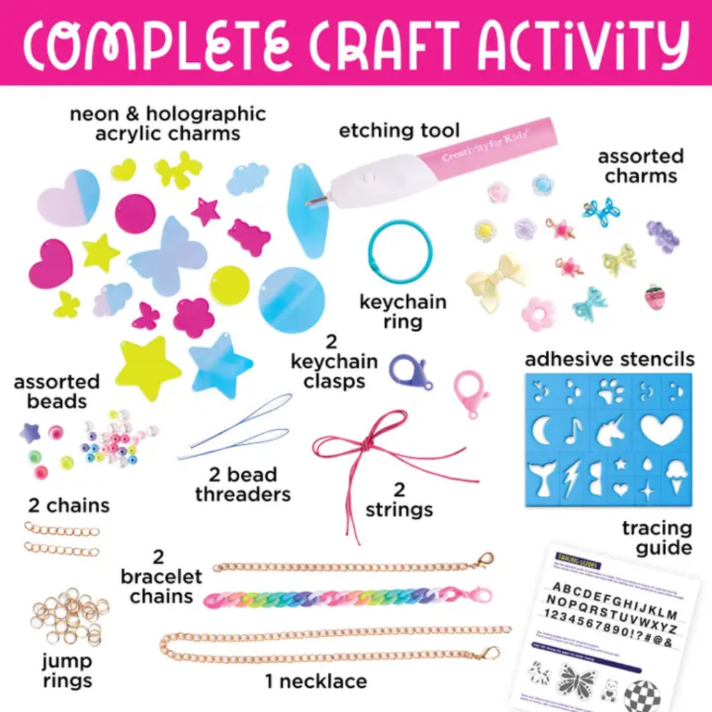 Faber Castell Etch Personalized Accessories |Charms|Beads|DIY|