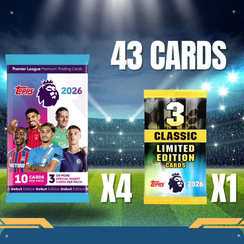 [SG] Topps Premier League 2026 Debut Edition Mega Multipack [Evergreen Stationery]