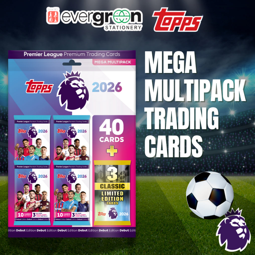 [SG] Topps Premier League 2026 Debut Edition Mega Multipack [Evergreen Stationery]