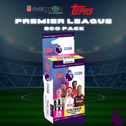 [SG] Topps Limited Edition Premier League Premium Eco Pack 2026 [Evergreen Stationery]