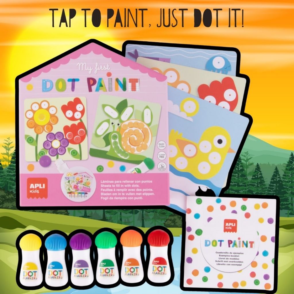 [SG] APLI My First Dot Paint [Evergreen Stationery]