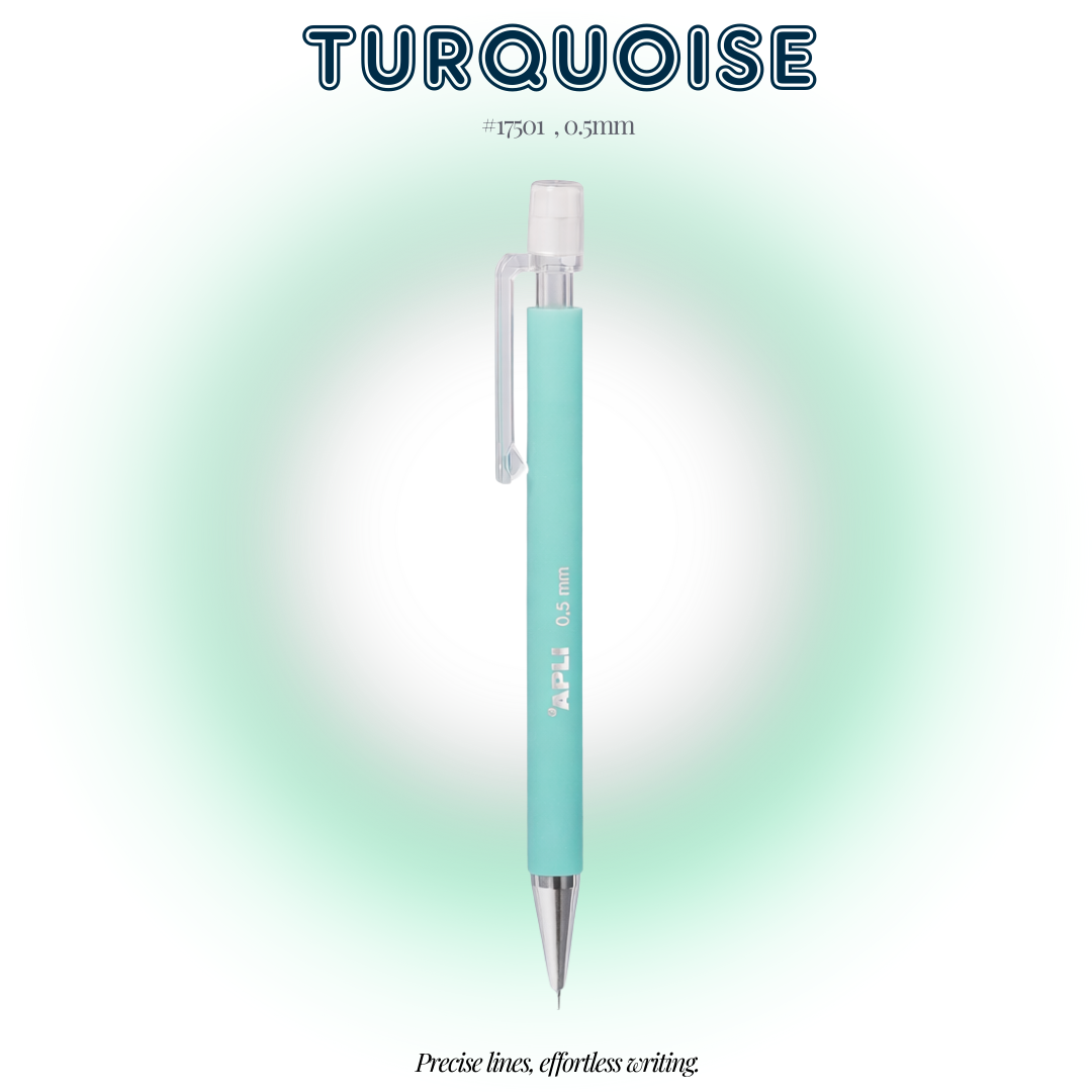 [SG] APLI Mechanical Pencil 0.5mm – Smooth Writing & Precision [Evergreen Stationery]